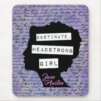 Obstinate Headstrong Girl Pride & Prejudice Mouse Mat