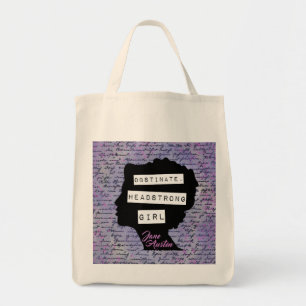 Obstinate Headstrong Girl Pride & Prejudice  Tote Bag