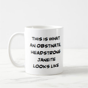 obstinate headstrong janeite coffee mug
