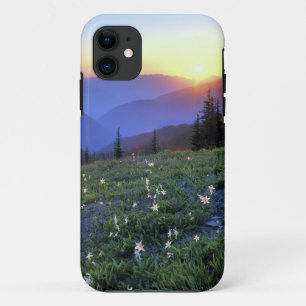 Obstruciton Point Sunset, Olympic NP, WA, USA iPhone 11 Case