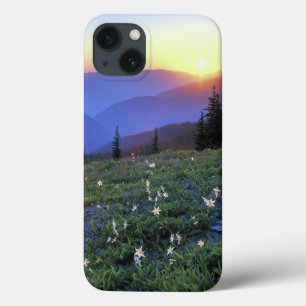 Obstruciton Point Sunset, Olympic NP, WA, USA iPhone 13 Case