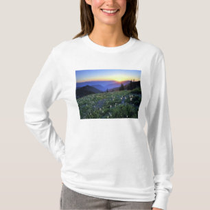 Obstruciton Point Sunset, Olympic NP, WA, USA T-Shirt
