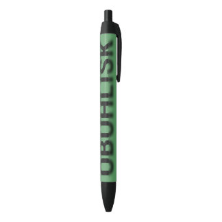 OBUHLISK Focus Blur GREEN Black Ink Pen