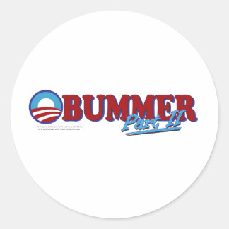 Obummer Part 2 Classic Round Sticker