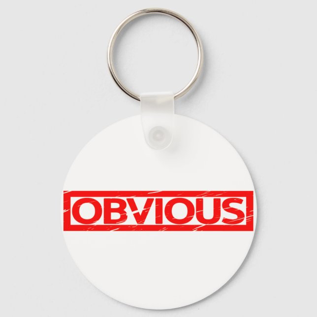 Obvious Stamp Key Ring (Front)