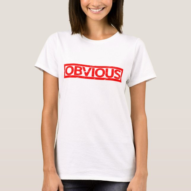 Obvious Stamp T-Shirt (Front)