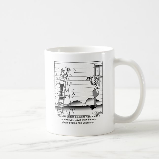 Obviously A Non Union Man Coffee Mug (Right)