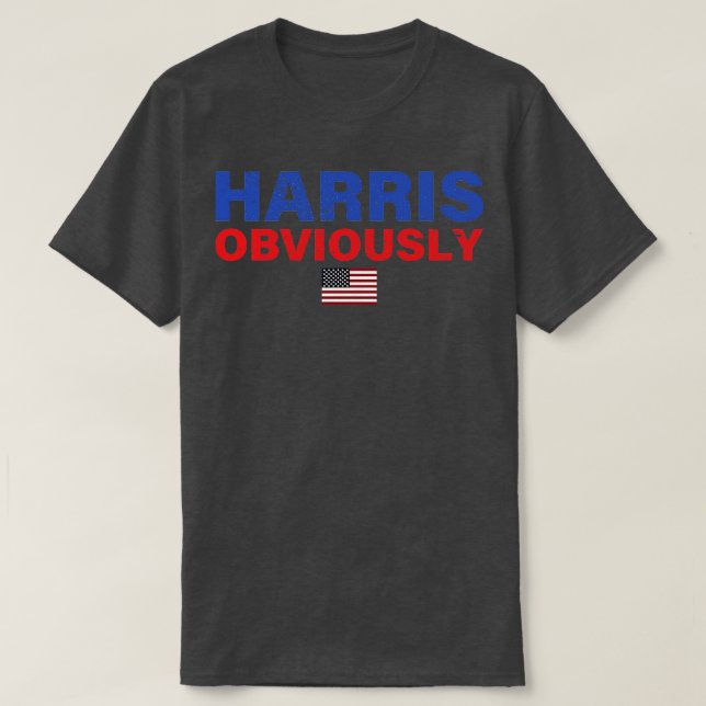 Obviously Kamala  2024 Supporter T-Shirt (Design Front)