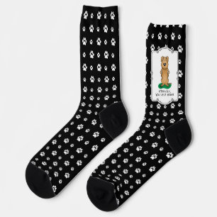 Obviously, you have issues - Funny irritated dog Socks