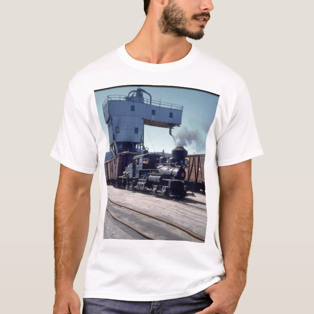 OBW 18 tonne Shay locomotive #1_Trains T-Shirt (Front)