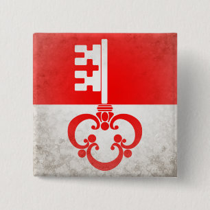Obwalden 15 Cm Square Badge