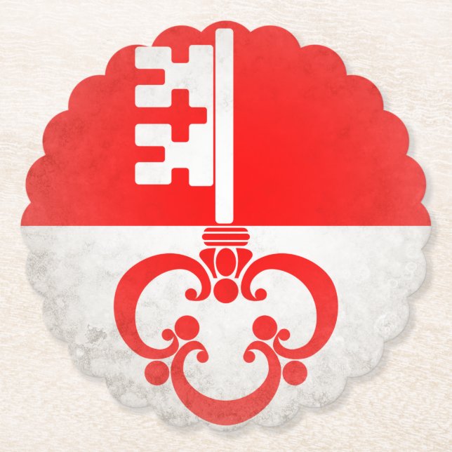 Obwalden Paper Coaster (Front)