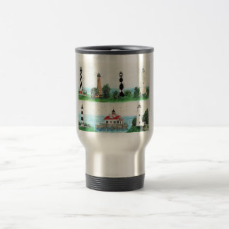 OBX 7 LIGHTHOUSES TRAVEL MUG
