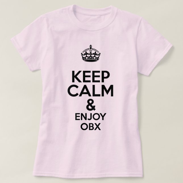 OBX Keep Calm T-Shirt (Design Front)