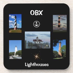 OBX lighthouse Coaster