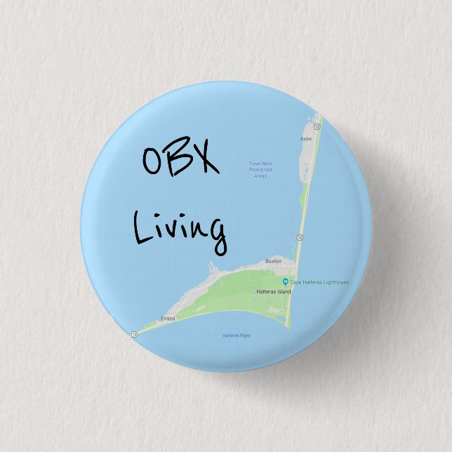 OBX Living Map Button (Front)