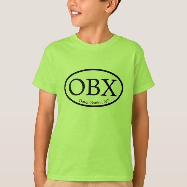 OBX Outer Banks Oval T-Shirt (Front)