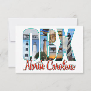 OBX Places Thank You Card