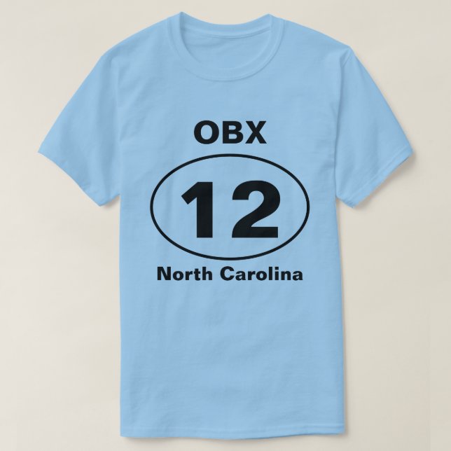 OBX Rt 12 Oval T-Shirt (Design Front)