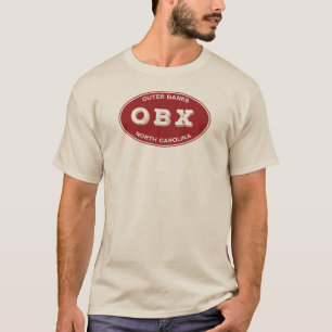 OBX Solid Oval in Red T-Shirt