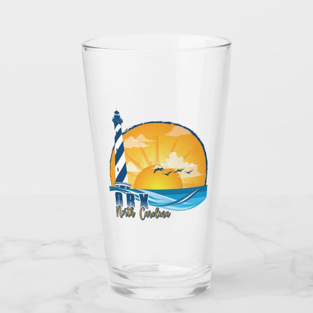 OBX Sunset Glass (Front)