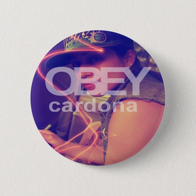 OBYLES: Cardona 6 Cm Round Badge (Front)