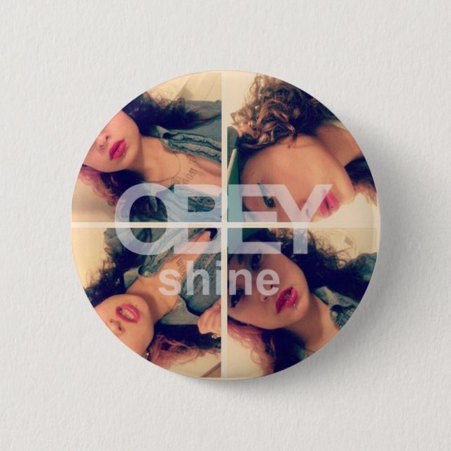 OBYLES: Shine 6 Cm Round Badge (Front)