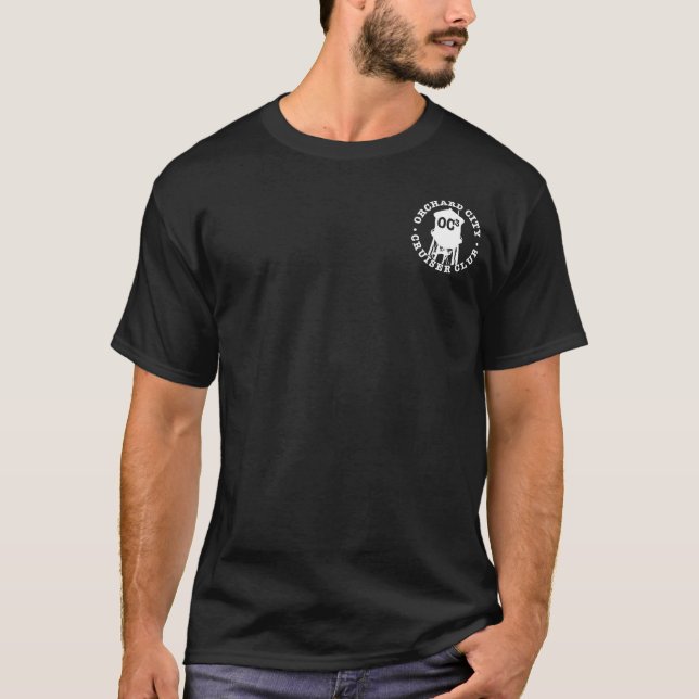 OC3 Moon Blk & Wh T-Shirt (Front)