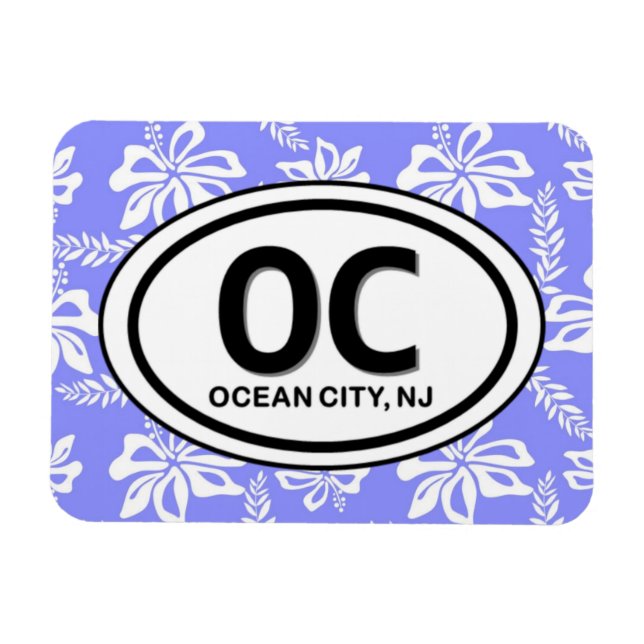 OC Ocean City NJ Magnet (Horizontal)