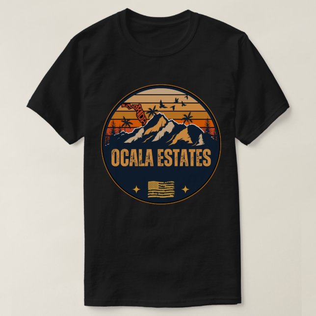 Ocala Estates, Florida  T-Shirt (Design Front)