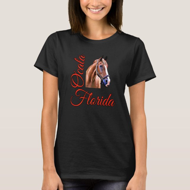 Ocala Florida Horse T-Shirt (Front)