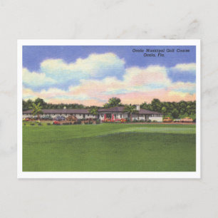 Ocala Florida Municipal Golf Course Vintage Postcard