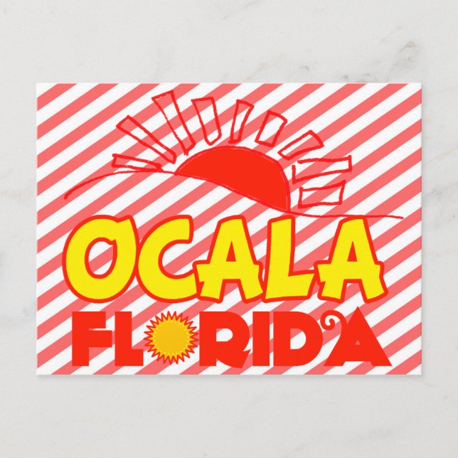 Ocala, Florida Postcard (Front)