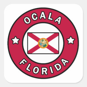 Ocala Florida Square Sticker