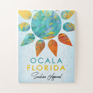 Ocala Florida Sunshine Travel Jigsaw Puzzle
