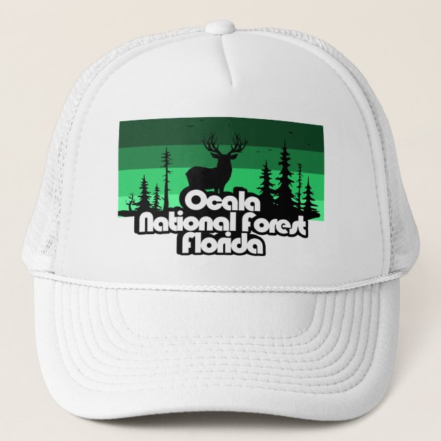 Ocala National Forest Florida Trucker Hat (Front)