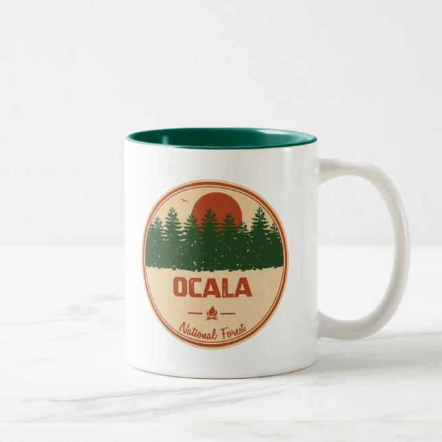 Ocala National Forest Two-Tone Coffee Mug (Right)