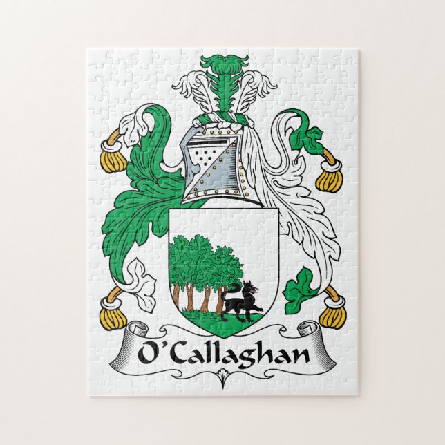 O'Callaghan Family Crest Jigsaw Puzzle (Vertical)
