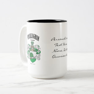 O'Callaghan Family Crest, Translation & Meaning Two-Tone Coffee Mug