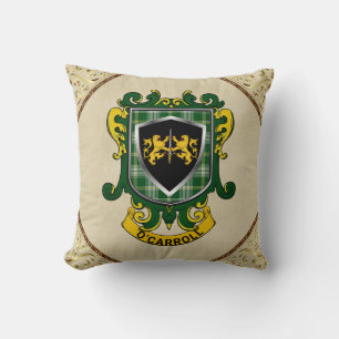 O'Carroll/Carroll Irish Shield Cushion