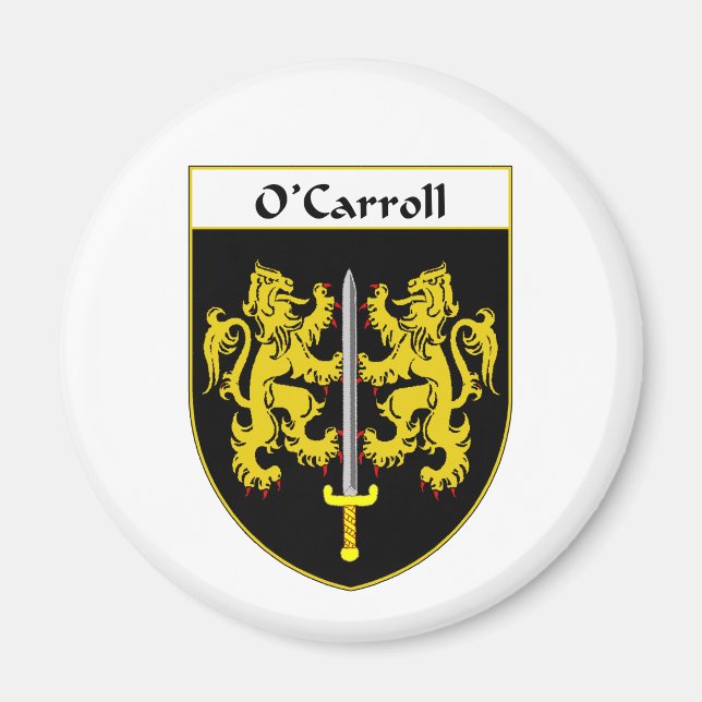 O'Carroll Coat of Arms/Family Crest Magnet (Front)