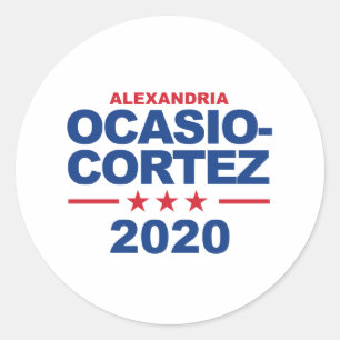 Ocasio-Cortez 2020 Classic Round Sticker