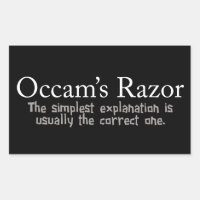 Occam's Razor Scientific Problem Solving