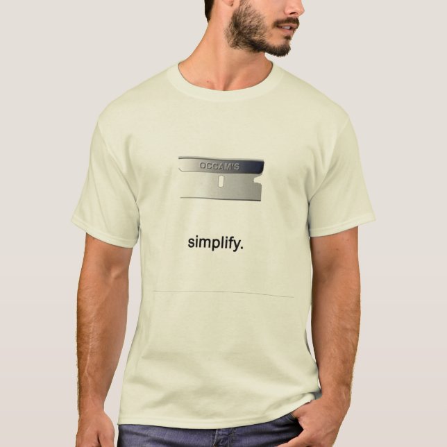 Occam's Razor T-Shirt (Front)