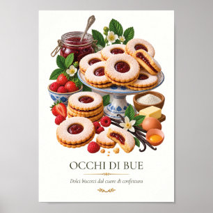 Occhi di Bue – Vintage Italian Dessert Poster