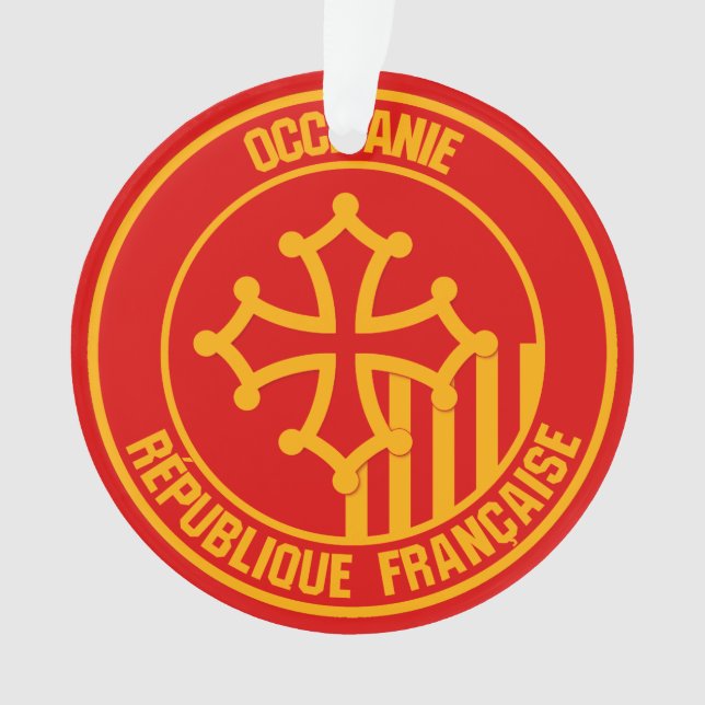 Occitanie Round Emblem Ornament (Front)