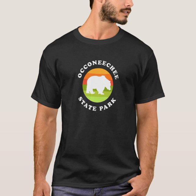 Occoneechee State Park Virginia Bear VA Souvenir T-Shirt (Front)