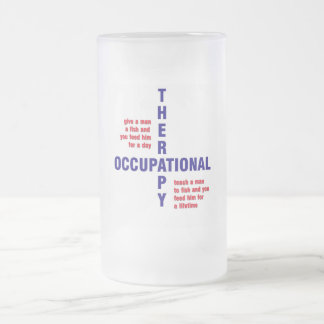OccThy D2M1 Frosted Glass Beer Mug
