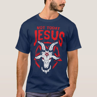 Occult and Satanic Pentagram Baphomet Goat Satan S T-Shirt