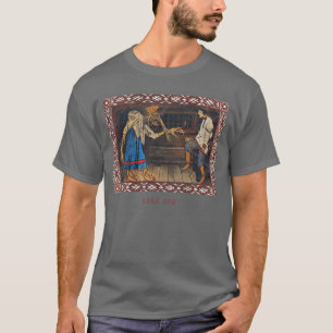 Occult Baba Yaga Slavic Gothic Grunge Satan Horror T-Shirt